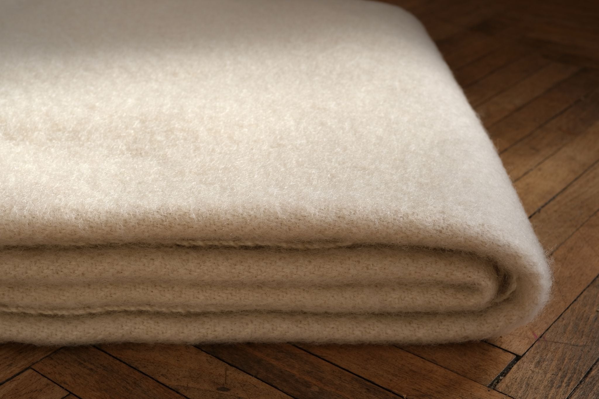 Sheep's wool blanket - sable
